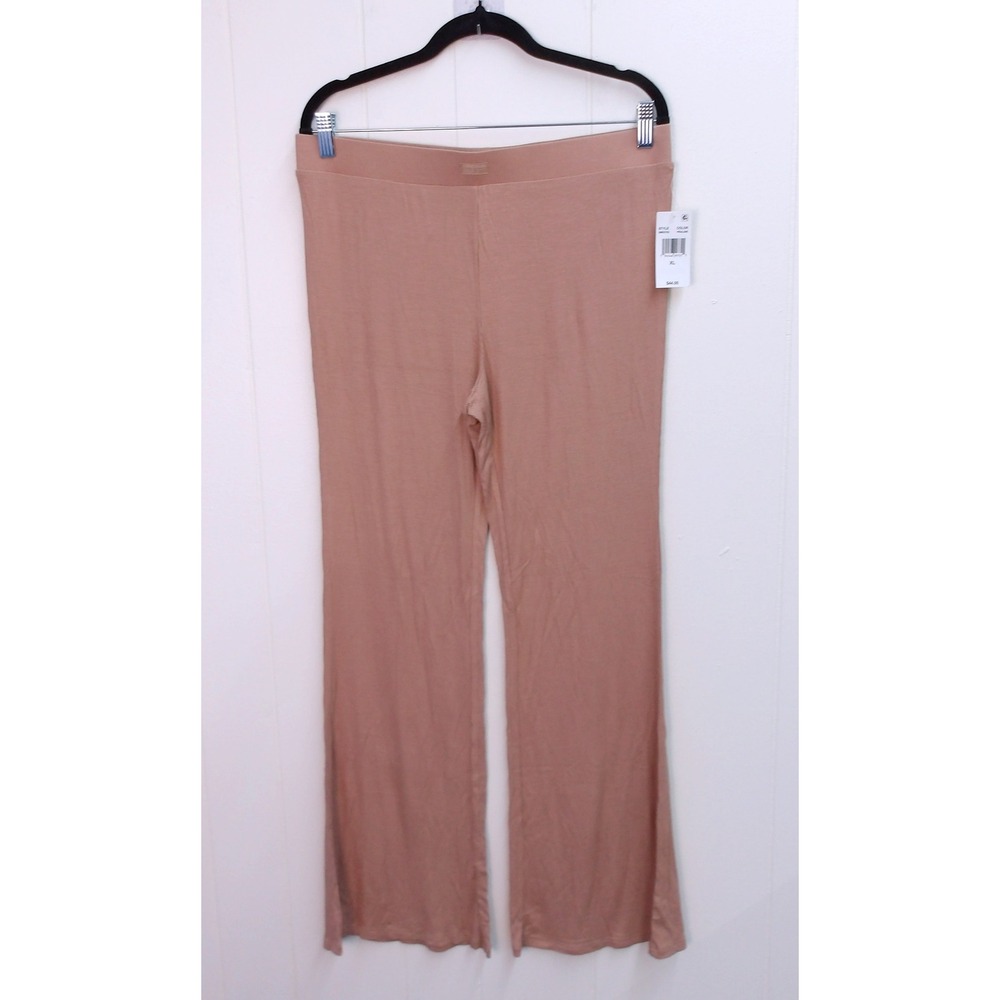 Steve Madden Womens Proline Ribbed Cropped Wide Leg Pants, XL‎ / #9183